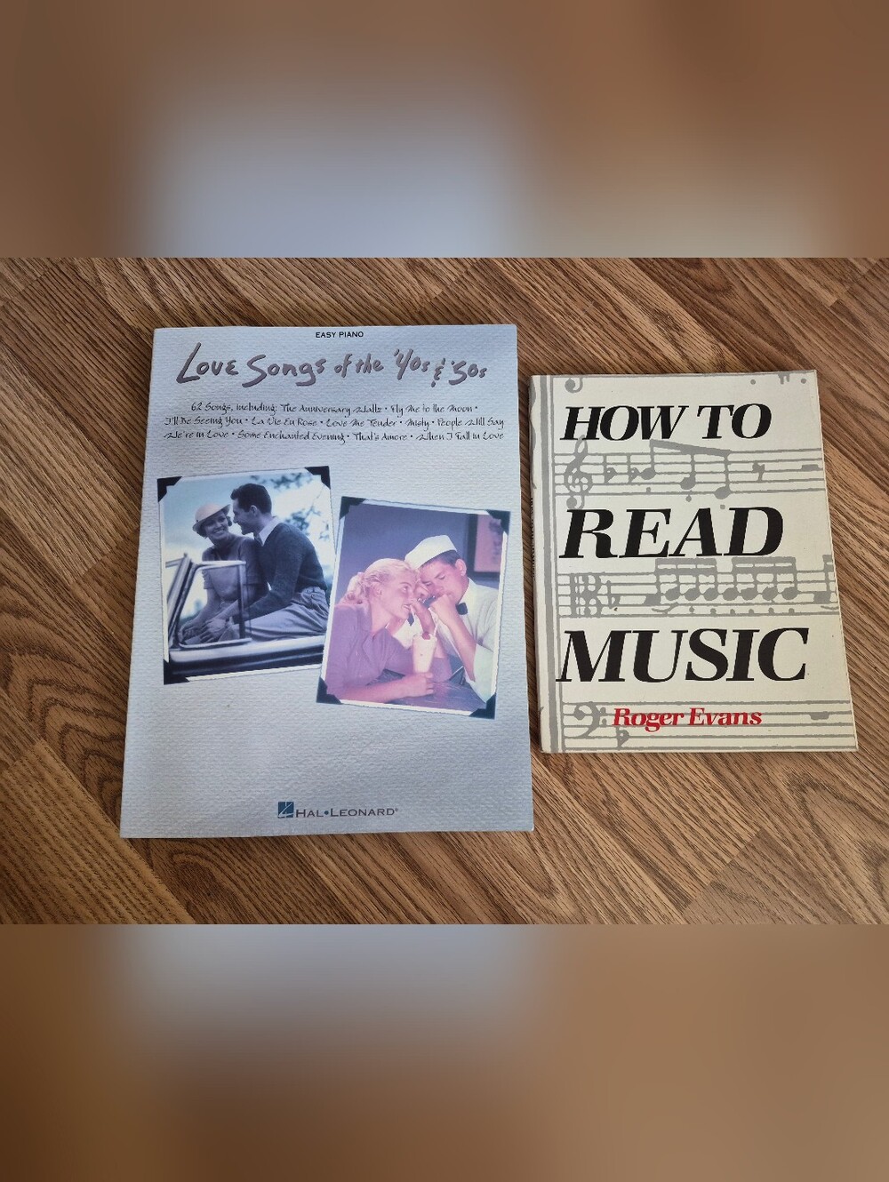 How to Read Music and Love Songs of the '40s and '50s Music Book Bundle